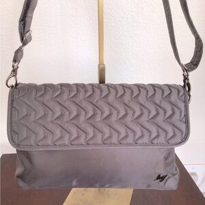 Lug SOAR Gray Nylon Crossbody Bag